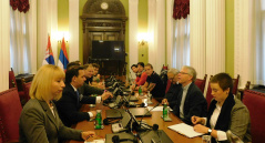 24 May 2019 The National Assembly Deputy Speaker and the Head of PFG with Germany with the representatives of the Hans-Bockler Foundation